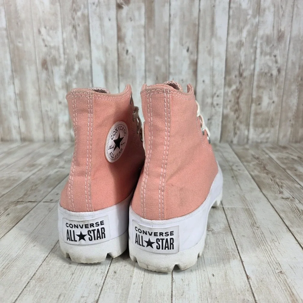 Converse Chuck Taylor All Star Lugged High Top‎ Peach Women's Sneakers - Picture 3 of 8